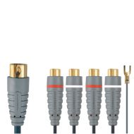 5 pin din to rca female